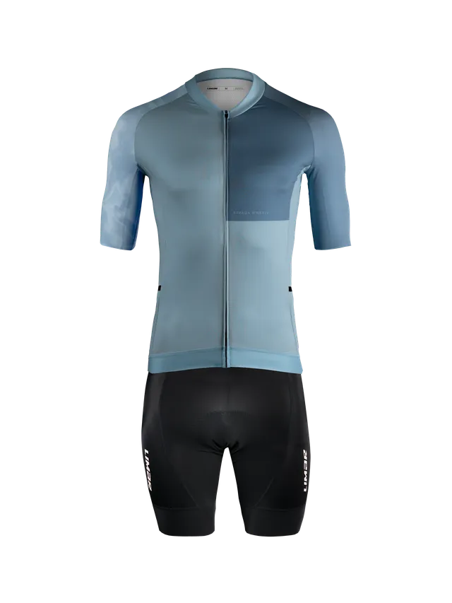 limar-strada-mmxxiv-kit-completo-maglia-salopette-da-strada-blue-tourmaline image 1