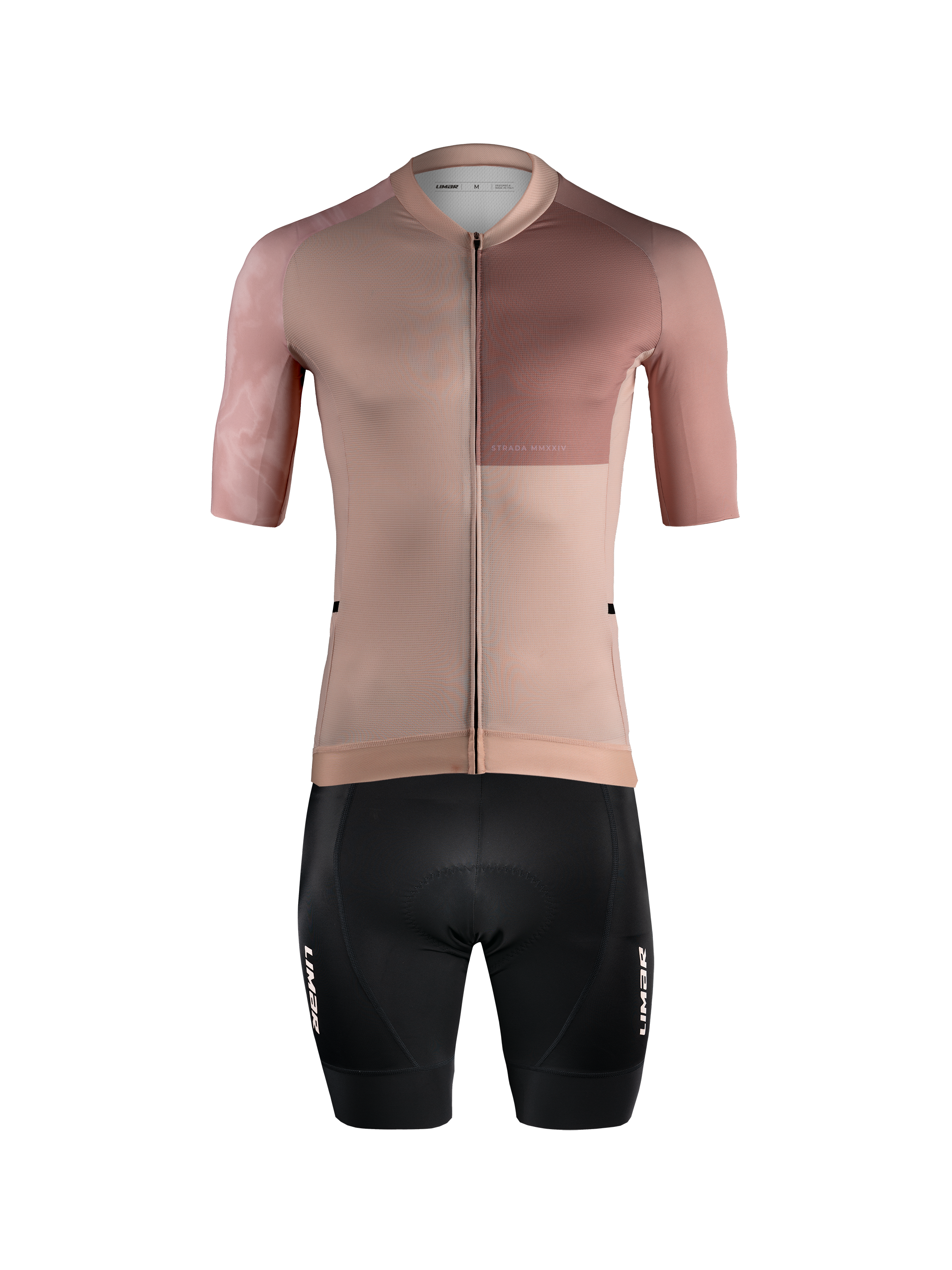 limar-kit-strada-mmxxiv-rose-quartz-completo-ciclismo-strada-jersey-e-bib-shorts image 1